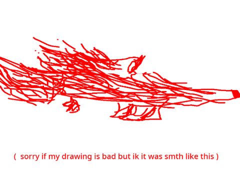 A drawing of "DL Q33 - Lotus Flames"