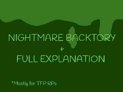 Character Explanation/Lore and DTA