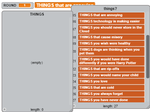 THINGS alpha version