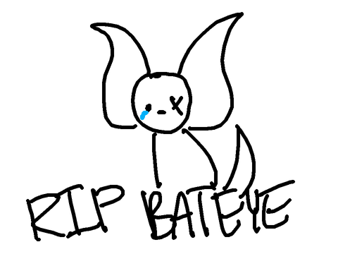 rip bateye my baby </3