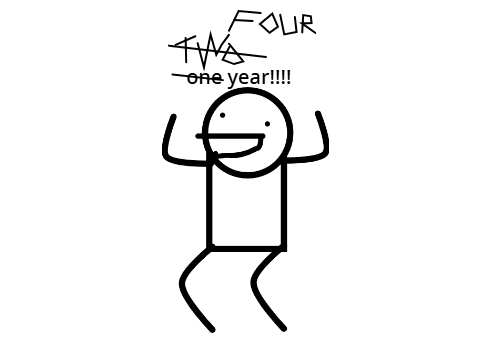 o̶n̶e̶ ̶T̶W̶O̶  FOUR YEAR