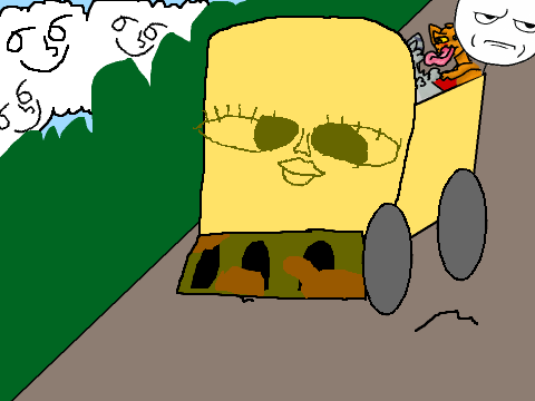 Memerena the Meme Truck-train-thing.