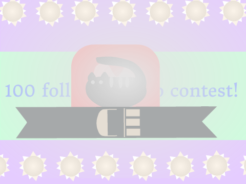 100 follower logo contest! remix