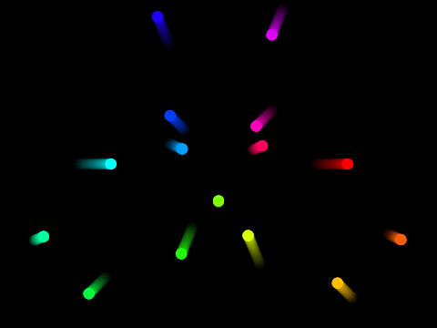 Rotating Flower Optical Illusion