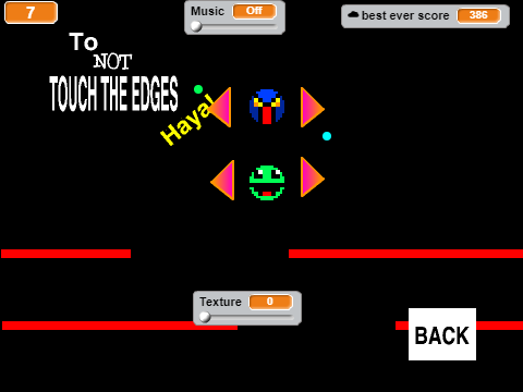 To not touch the edges! 1.16.0