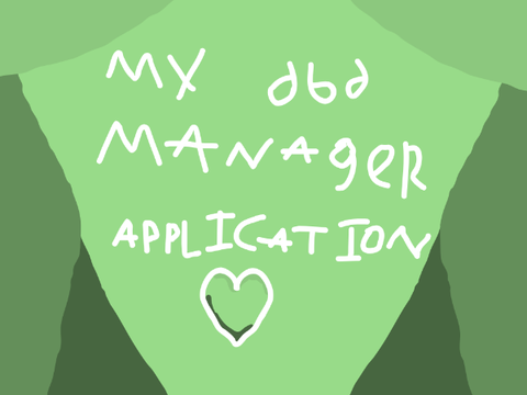 My dbd manager application re-done