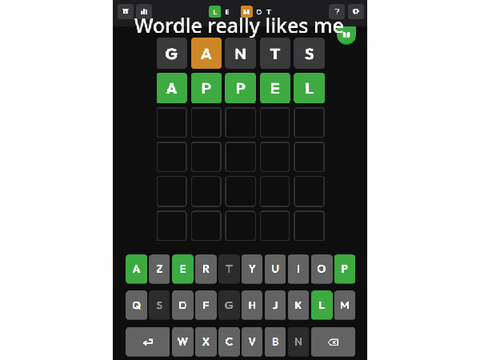 Wordle + me = Match