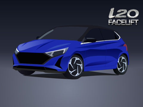 Hyundai i20 2025-Facelift Blockshade