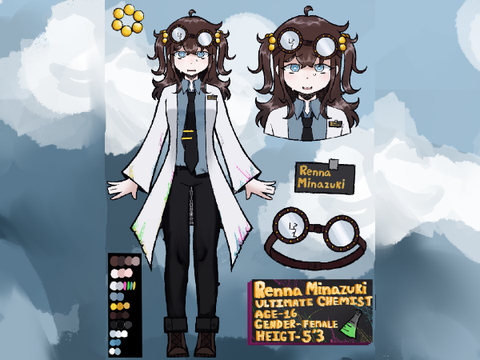 oc ref sheet for art trade