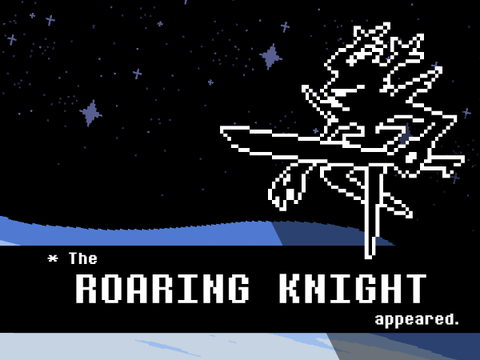 Red vs Roaring Knight (Test de Red's Battle Royale)