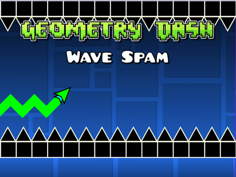 Geometry Dash wave spam remix