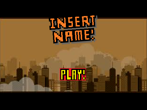Cool game main menu thing