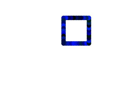multi-colored shape