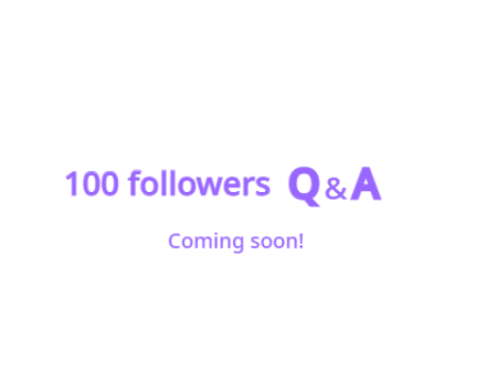 Q&A soon!!!