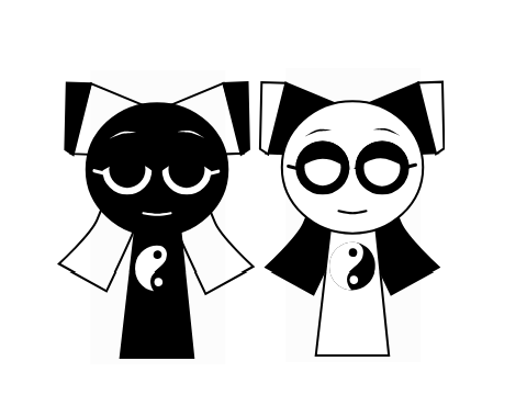 Ying and Yang in sprunki style