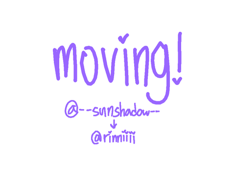 MOVING TO @RINNIIII !!