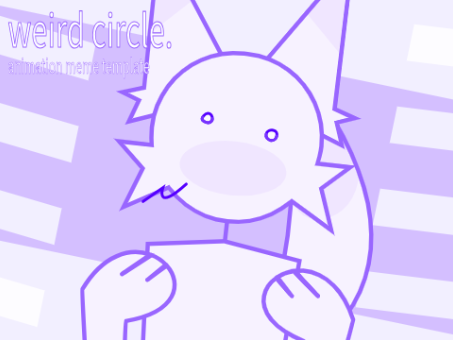 weird circle meme template