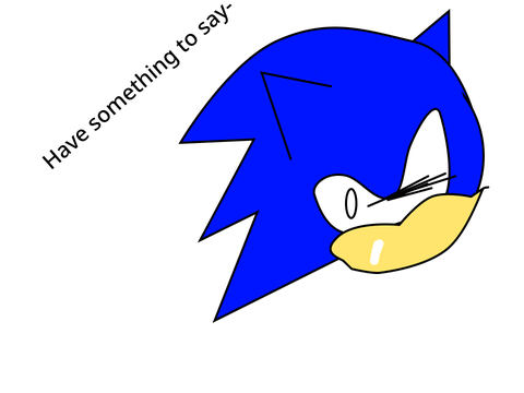 I have something to say