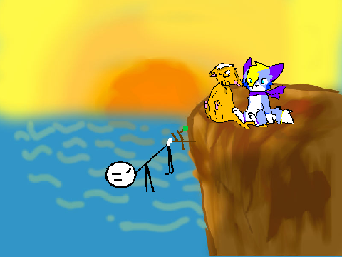 Add yourself sitting on the edge of the cliff remix remix-2