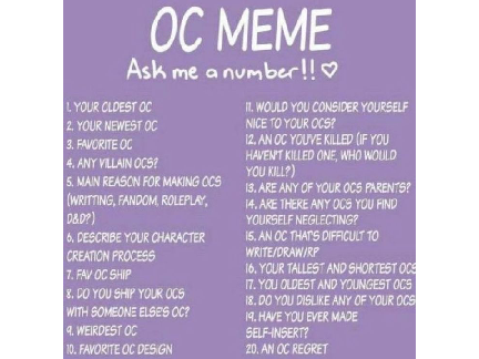 OC Meme! Ask me anything!
