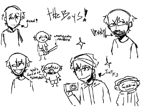 Slenderverse art dumping pile 