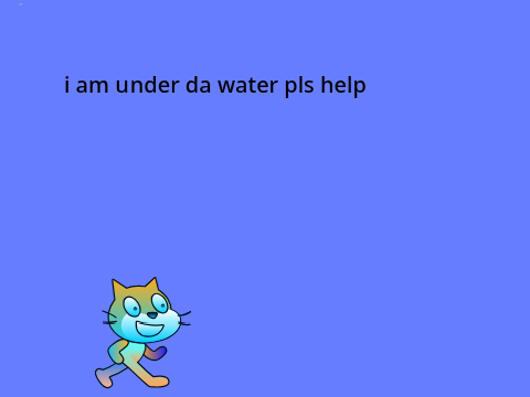 I am under da water