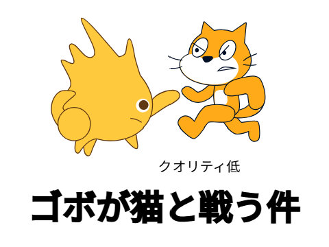ゴボが猫と戦う件１