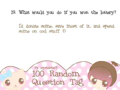 100 Random Question Tag