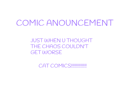 Comic announcement