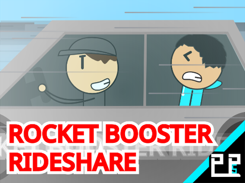 Rocket Booster Rideshare || Animation