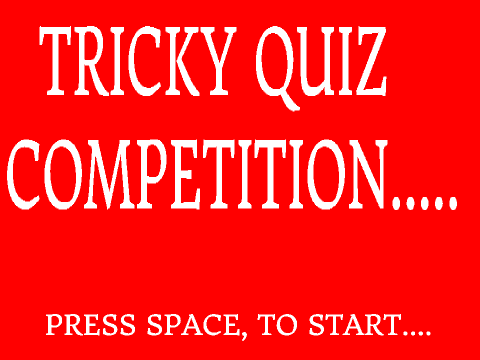 Tricky Quiz Competition.... remix