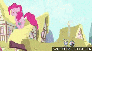 jumping ninja pinkie pie GIF