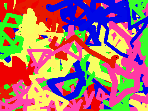 maze of colours