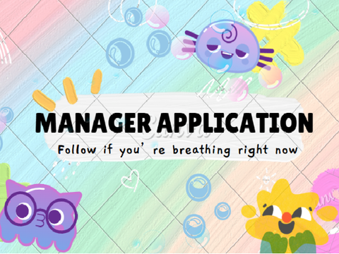 Manager Application [CLOSED]