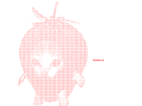 Strawberry cat