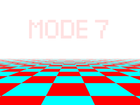 Mode 7 lite (3d Grid)