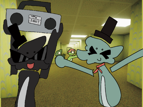 My friends in backrooms