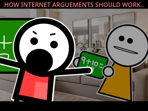 How internet arguements SHOULD work.. | #animations #all #trending