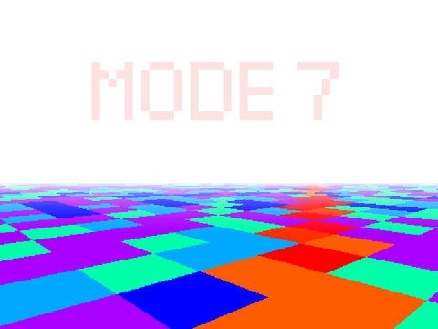 Mode 7 - Grid List Example