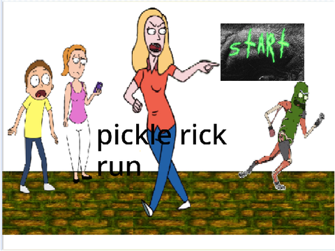 pickle rick runner