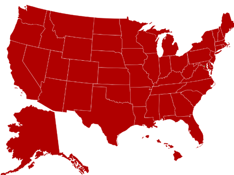 States I've been to-