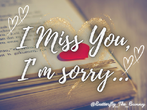 I Miss You, I'm Sorry </3