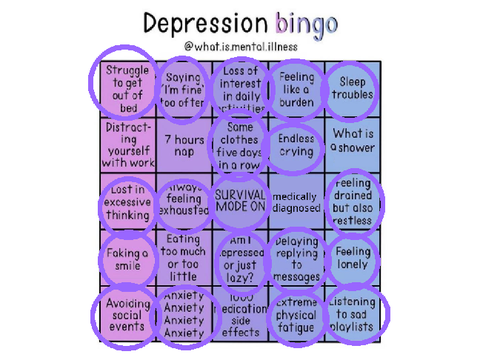 Depression Bingo remix