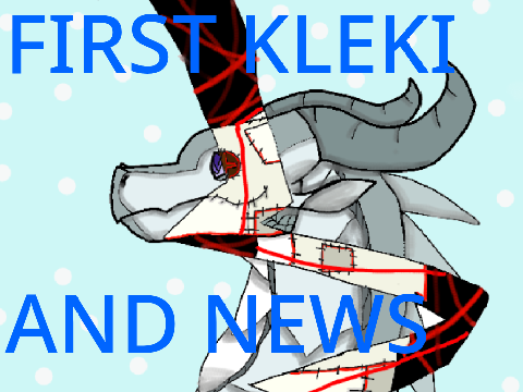 My first Kleki drawing+news
