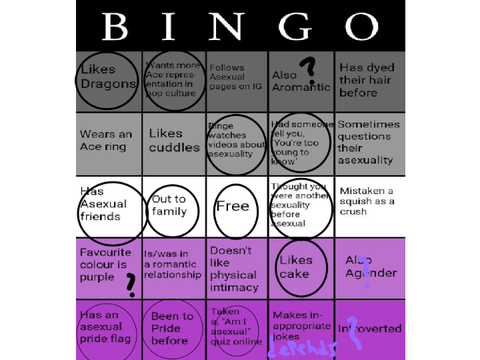 Asexual bingo 