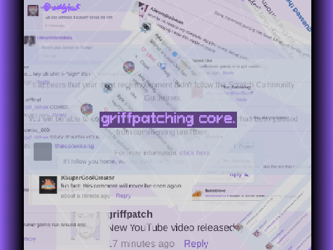 Transition screen (Griffpatch game!)