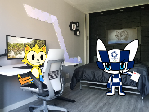 The Mascots - (updated) Get off the game and go take a shower #olympics #mascot #olympicmascot 