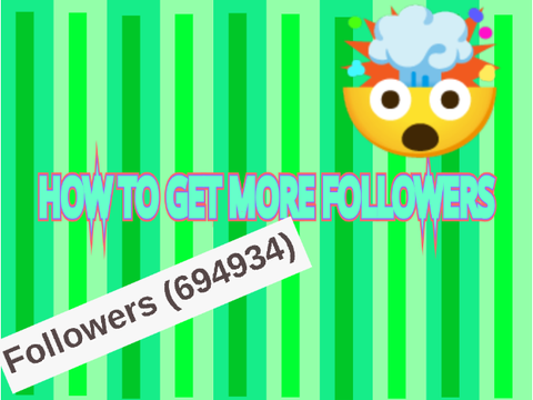 How to get more followers (actual way)