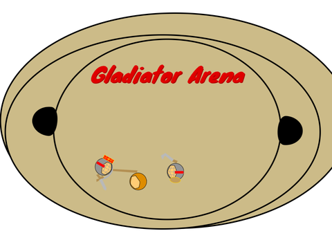 Gladiator arena 3 player
