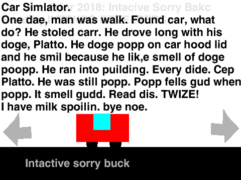 Car Simulator 2018: The Interactive Story Book